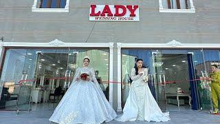 YANGIARIQDA YANGI KELINLAR SALONNI OCHILDI! YAP YANGI KO’YLAKLAR SIZ UCHUN! LADY WEDDING HOUSE!