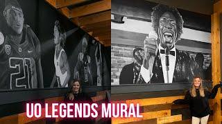 9 Part Mural Project in Restaurant -  Killer Burger LEGENDS Wall!!! (4 week project)