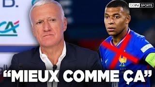 Deschamps dit TOUT sur l'absence de MBAPPÉ - "C'est MIEUX comme ça" (Conférence de presse)