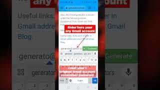 How to create unlimited Gmail accounts  #shorts