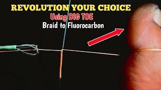 Secrets of the Fisherman's Legend : Tying Fg Knot Using the Big Toe - Smooth and ANTI-SLIP