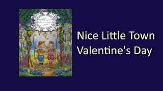 Nice Little Town Valentine's Day by Tatiana Bogema Coloring Book Flip Through