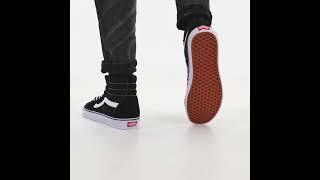 VANS SK8 Hi Top Shoes Sneakers Black White Red | SK8HI-B8C | JD Sports