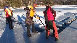 RDC Squam Lake Ice Harvest 2020