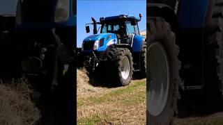 New Holland TVT 170 / Krone BigPack  #tractor #grass #farming #traktor @FlyingPixelsPhotography