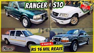 FORD RANGER e CHEVROLET S10 CABINE DUPLA DIESEL PICAPE BARATA a VENDA [À PARTIR DE 16 MIL] #pickup