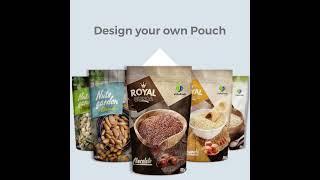Multi Colors Smell Proof Packaging Bags Open Top Vacuum Heat Sealing Pouches Eco friendly Recyclable