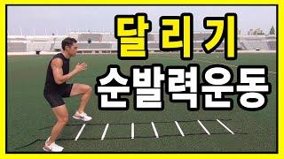 18가지달리기순발력훈련 사다리스피드트레이닝 100m빨리뛰는몸풀기 | LadderStepsDrills #11편