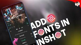 How to add font on inshot in bangla