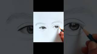 easy way to draw a realistic eye for  beginners step by step