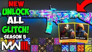 *NEW* MW3 UNLOCK ALL GLITCH! (Warzone Season 5 UNLOCK EVERYTHING Glitch!) STILL Works 100%!