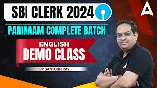 SBI Clerk 2024-25 | English Demo Class | By Santosh Ray