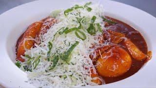 눈꽃치즈 떡볶이/ 개업하자마자 대박 Snowflake cheese tteokbokki Korean street food