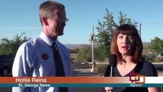 Brock Belnap on Primary Election day in Washington County, Utah