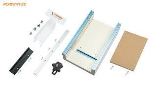 Unboxing POWERTEC Table Saw Small Parts Sled