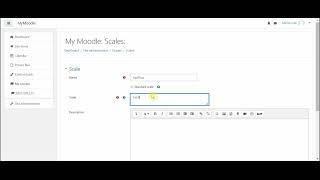 Moodle Outcomes 2:How to Create Scale in Moodle as an Admin