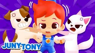 Dog vs. Cat  Animal Songs + More Kids Songs｜Nursery Rhymes｜JunyTony
