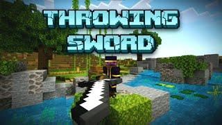 Minecraft Throwing Sword with Commands! (Bedrock Command Tutorial)