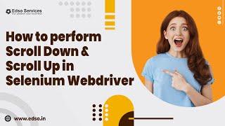 How to perform Scroll Up and Scroll Down In Selenium WebDriver || Ganesh Jadhav AutomationStudio