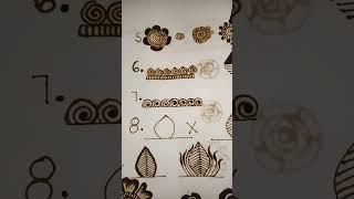 #Basics of mehandi ️#mehndi #henna #share #like #please_subscribe_my_channel  #New #mehndi art
