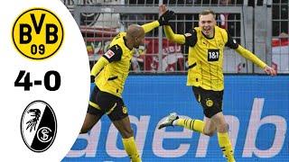 Borussia Dortmund 4-0 SC Freiburg Highlights | Bundesliga 2024/2025