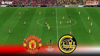 Manchester United vs Bodo Glimt - UEFA Europa League 2024 | Full Match All Goals | FC 25 Gameplay PC