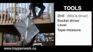 Installing Spiral Staircase Kit / Spiral Stair / & Stair Builders  by Treppenwerk