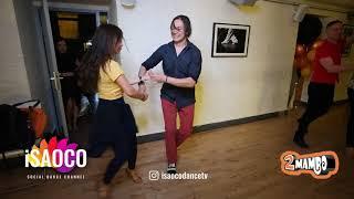 Aygul Nikolaeva and Igor Kim Salsa Dancing in 100th 2mambo social, Sunday 13.05.2018