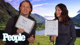 "Outlander" Stars Sam Heughan & Caitriona Balfe Quiz Each Other | People