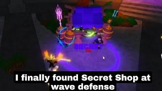 I finally found Secret Shop (Defense Depot) in Wave defense took me so long || Treasure Quest Roblox