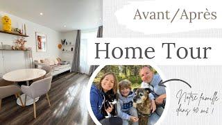 HOME TOUR - Avant/Après - Famille (presque) minimaliste !