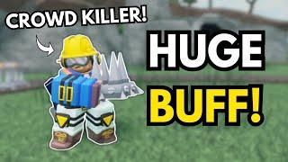 THE TRAPPER JUST GOT AN INSANE BUFF! | NEW BEST CROWD CONTROL? - Tower Defense Simulator (UPDATE)