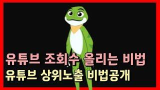 유튜브 조회수 올리기ㅣ유튜브 조회수 올리기ㅣ유튜브 광고 마케팅