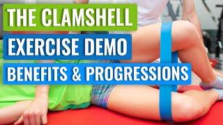 Clamshell Exercise Demo - Benefits, Progressions, Why It Might Hurt