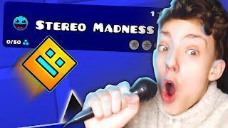 I RECREATED STEREO MADNESS With My VOICE! (Geometry Dash)