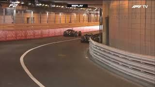 F2 Unbelievable save in Monaco tunnel