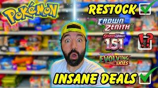 Hunting for Pokemon RESTOCKS & INSANE Deals!  Opening It ALL! 