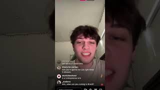 Nick Sturniolo Instagram live 1/18/24