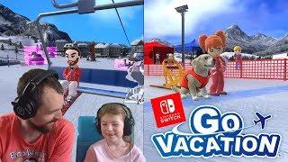 SCHNEEBALLSCHLACHT & SCHLITTENHUNDRENNEN - GO Vacation gameplay Deutsch  EgoWhity