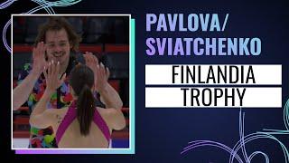 Maria PAVLOVA / Alexei SVIATCHENKO (HUN) | Pairs Short Program | Finlandia Trophy 2024 | #GPFigure