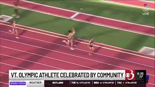 Vermont community celebrates Olympic athlete Elle St. Pierre