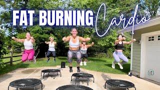 20 MIN Fat Burning Cardio Trampoline | Intermediate Rebounder Workout