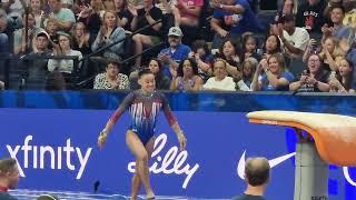 Leanne Wong - UPGRADE CHENG on Vault - 2024 U.S Olympic Gymnastics Trials Day 1