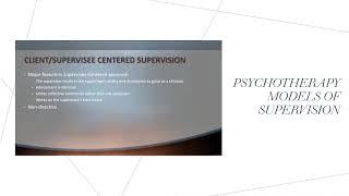 PSY 750 ETHICS IN PSYCHOLOGY - SUPERVISION VL