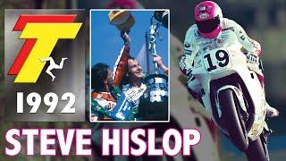 Steve Hislop wins the 1992 Senior TT Race for Norton