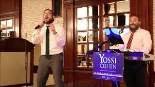 Energetic! Singer Shmuly Hurwitz and Yossi Cohen second dance medley