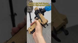 M1911 Get Ball Blaster, Electric High-speed Burst #fypシ #foryou #toygun #splatterball #getblaster