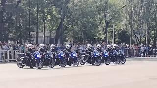 Show motorcyclists motorcade of the President of Russia (GON)
