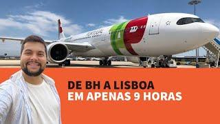 Como é o voo direto de BELO HORIZONTE à LISBOA com a TAP