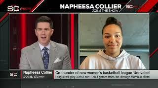 Napheesa Collier justifies 1v1 format in new 'Unrivaled' women's basketball league | SportsCenter